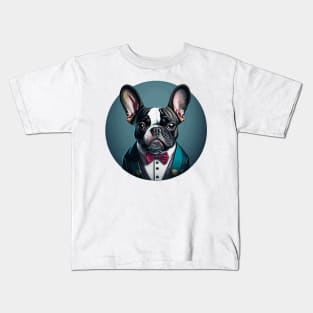 Fancy Frenchie Kids T-Shirt